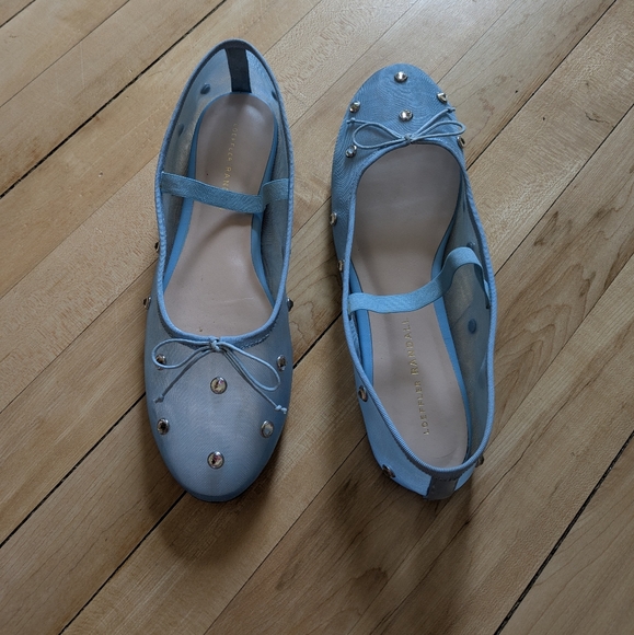 Loeffler Randall Leonie Crystal Mesh Ballet Flats - Picture 5 of 10